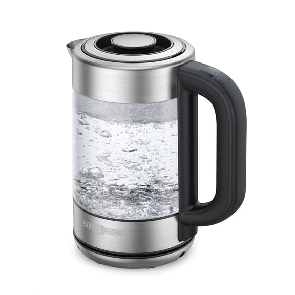 Electric Kettle, 1.7L Tea Heater Glass & Stainless Steel Kettle