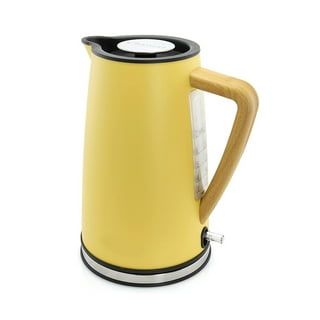 oem color yellow electric kettle white