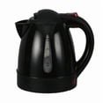 thumbnail image 1 of Electric Kettle 150W 1L Black Road Hot Water Boiler Stainless Steel Liner Auto Shut Off Tea Kettle Car Cigarette Plug 12V For Sedans SUVs, 1 of 1
