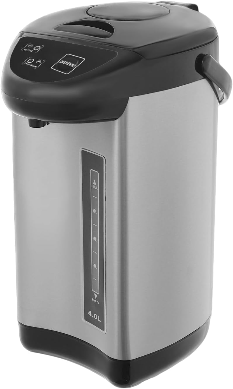 Electric Kettle,750W 135 oz/4.0 L 304 Stainless Steel Removable Water Tank Water Boiler & Warmer for Dining Rooms,Living Rooms,Kitchens (Black)