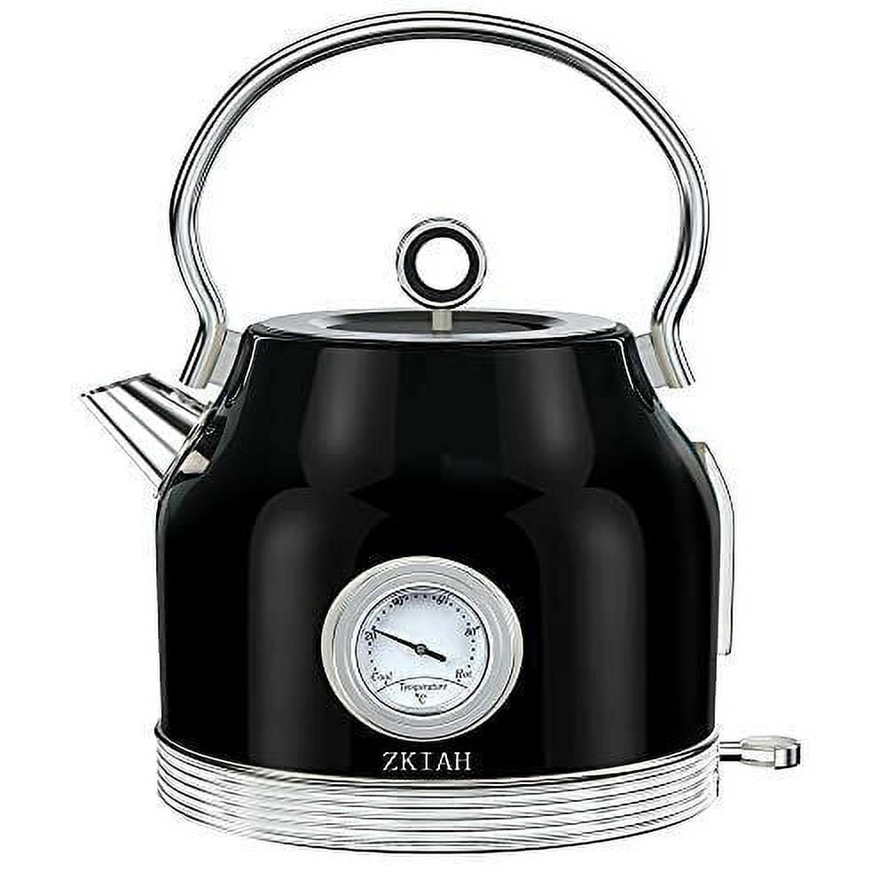 Onlicuf Temperature Control Electric Kettle, 304 Stainless Steel Interior  Tea Kettle & Hot Water Boiler with Display, Auto-Off & Boil-Dry Protection