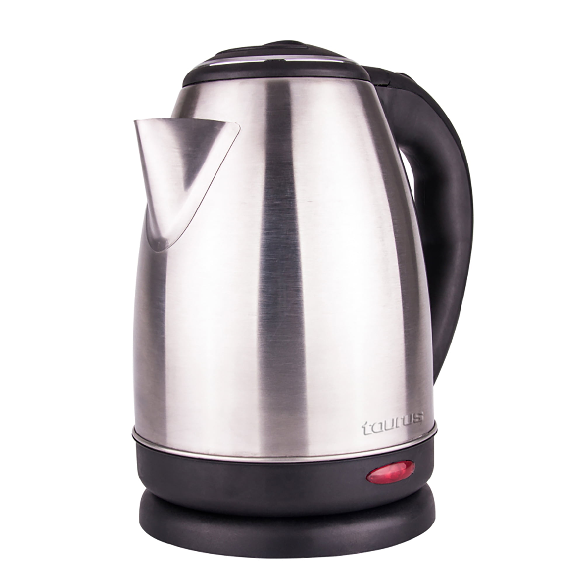 Electric Kettle Taurus Caronte Stainless Steel 68 oz Capacity Fast Boil Auto Shutoff Silver