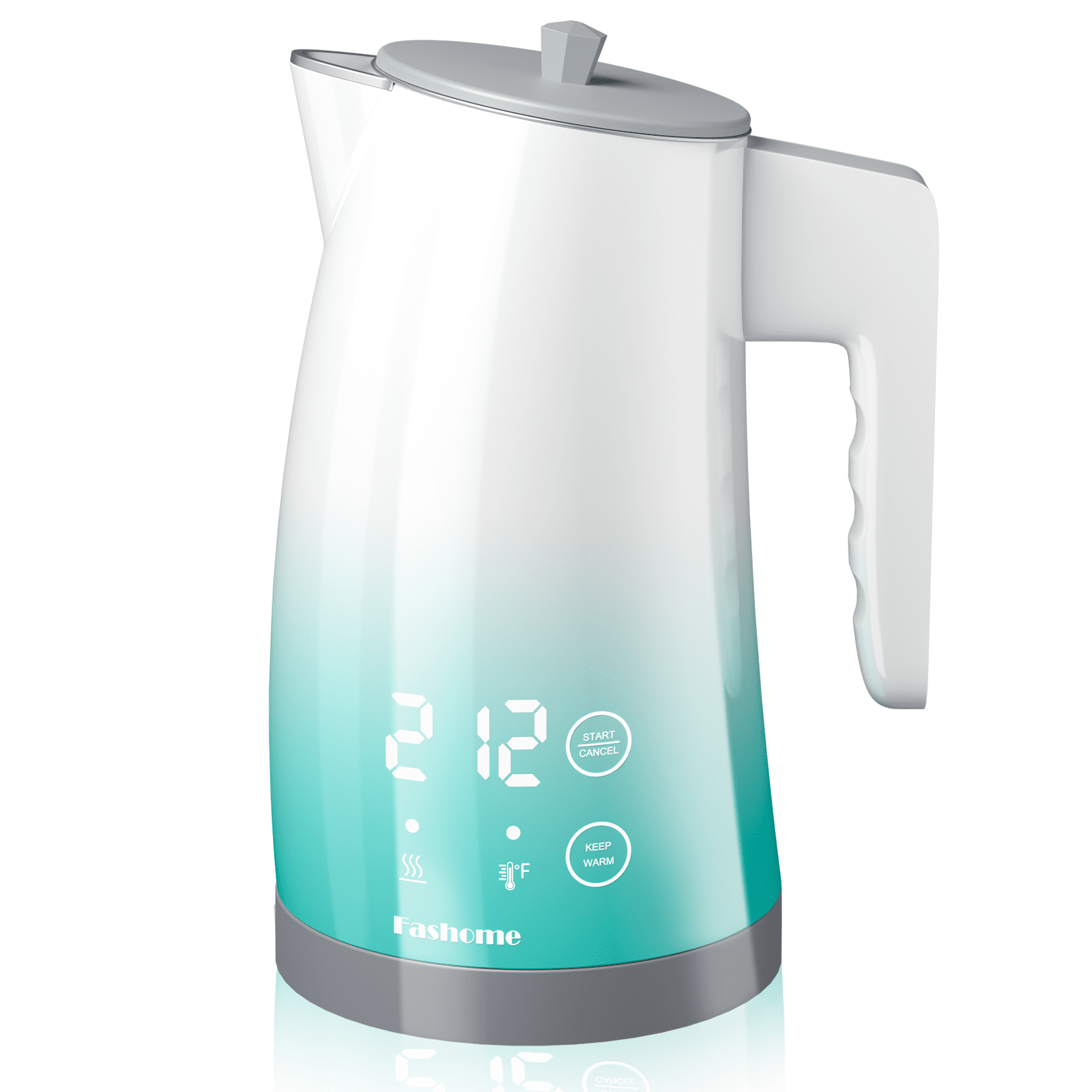 Electric Kettle Temperature Control, 304 Stainless Steel Interior, BPA-Free, Double Wall 1.25L Hot Water Boiler, 1200W Tea Kettle with Auto Shut-Off & Boil Dry Protection, Cordless Base（KCK02F）