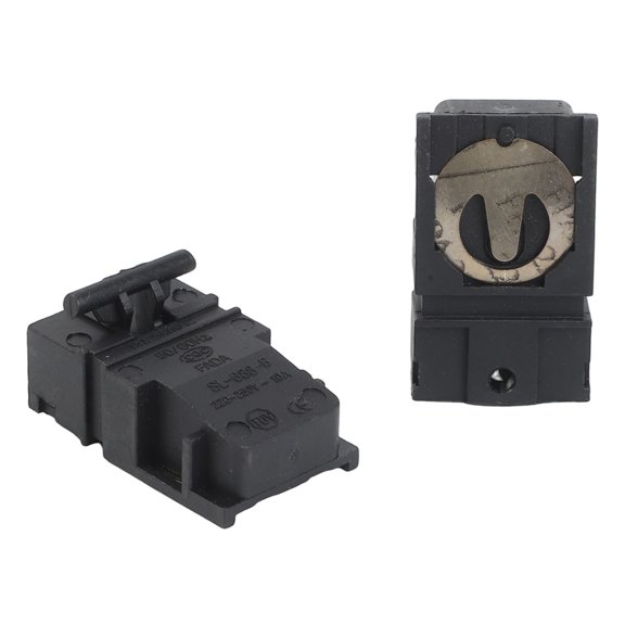 Electric Kettle Thermostat Switch TM-XD-3 SL-888-B Compatible 250V 13A Temperature Control Push Button Kitchen Appliance Replacement Parts 2 Terminal Plastic Metal