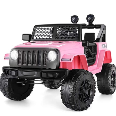 Electric Kids Ride On Car Power Wheels Jeep 2 Seater with 12V 7Ah Battery - Safe and Fun!