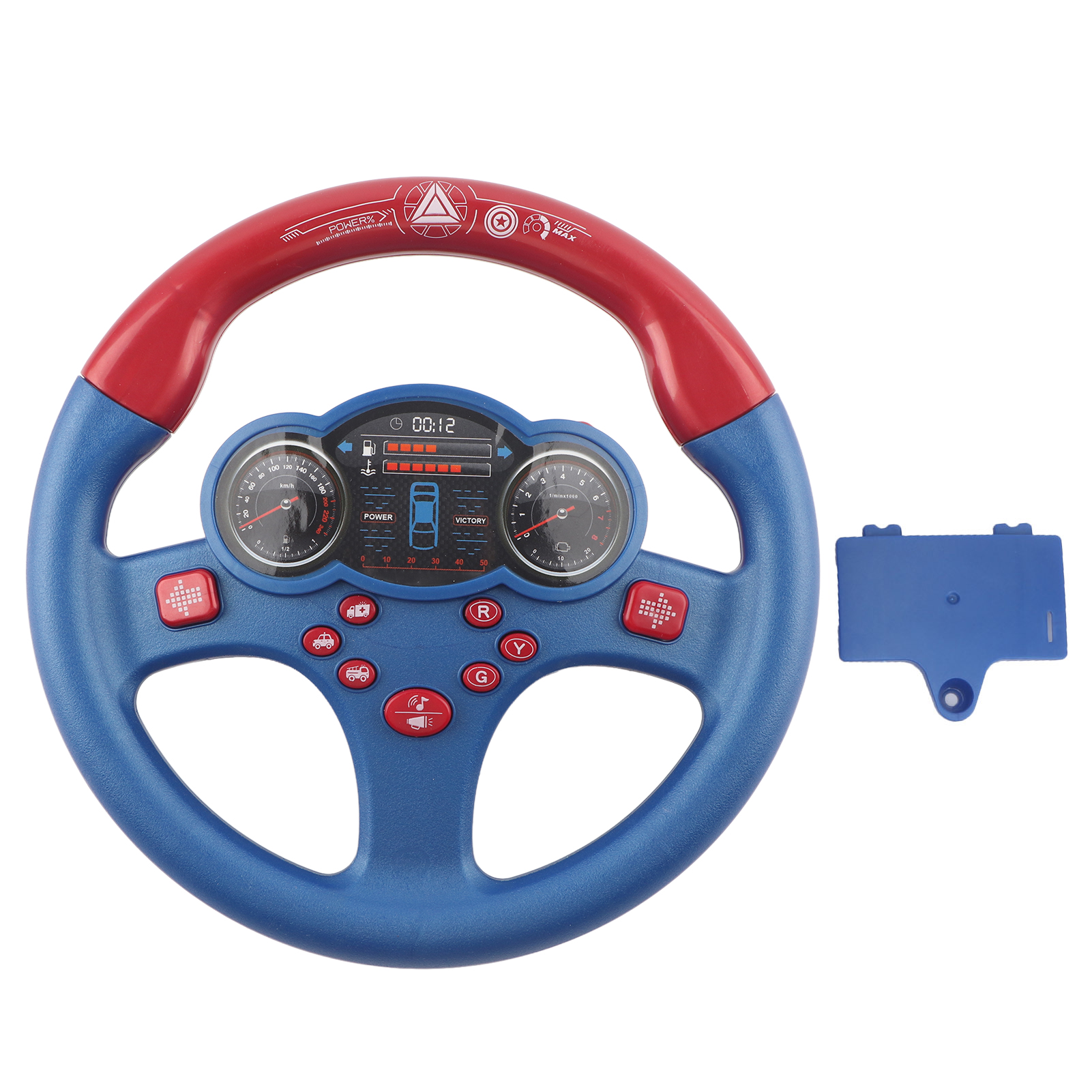 Electric Kids Simulation Steering Wheel Toy Driving Car Steering Wheel ...