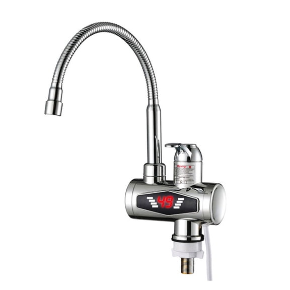 Electric Kitchen Water Heater Faucet Tap Instant Hot Water Cold Heating Faucet Tankless Water With LED Digital Display ,Easy to Install