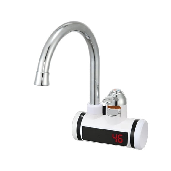 Electric Kitchen Water Heater Tap,Flow Water Heater Tankless Hot Water Faucet For Home Portable Instantaneous,instant Hot Water Faucet - Easy DIY Install