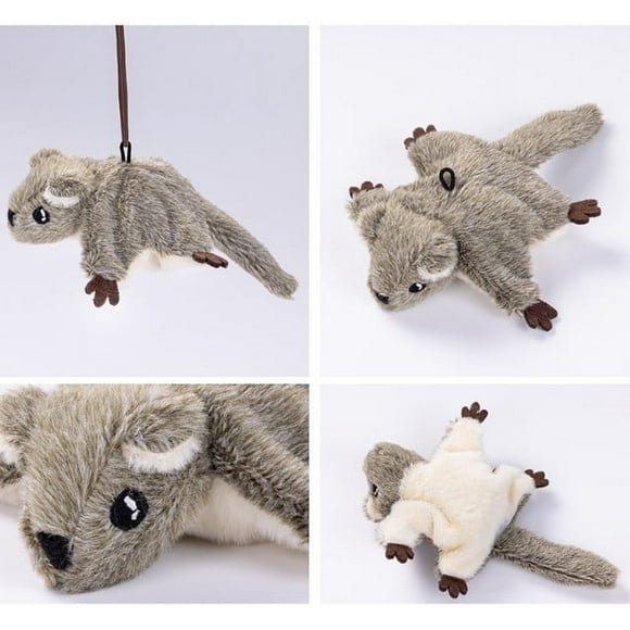 Electric Kitty Toy, Interactive Stuffed Animal Toy with Realistic Sounds for Indoor Cats, Washable Plush Cat Toy with Lanyard Interface, Perfect Gift for Cat Lovers on Holidays