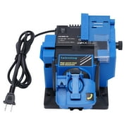 Electric Knife Scissors Sharpener,Versatile Household Kitchen Sharpening Machine for Straight Edged Knives and Scissors Blue