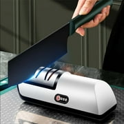 Electric Knife Sharpener Automatic Adjustable Kitchen Tool for Fast Sharpening Knives Scissors Orange