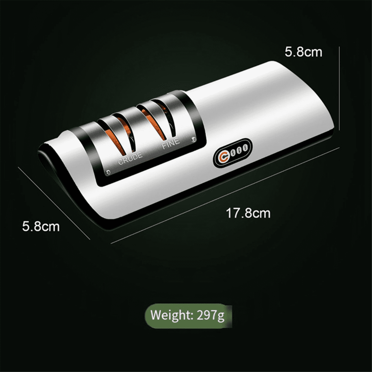 Electric Knife Sharpener Automatic Adjustable Kitchen Tool for Fast