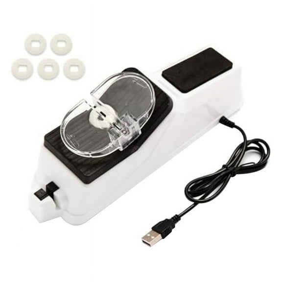 Electric Knife Sharpener,Knife Sharpener Tool,USB Sided Knife Sharpener for Quick G13401