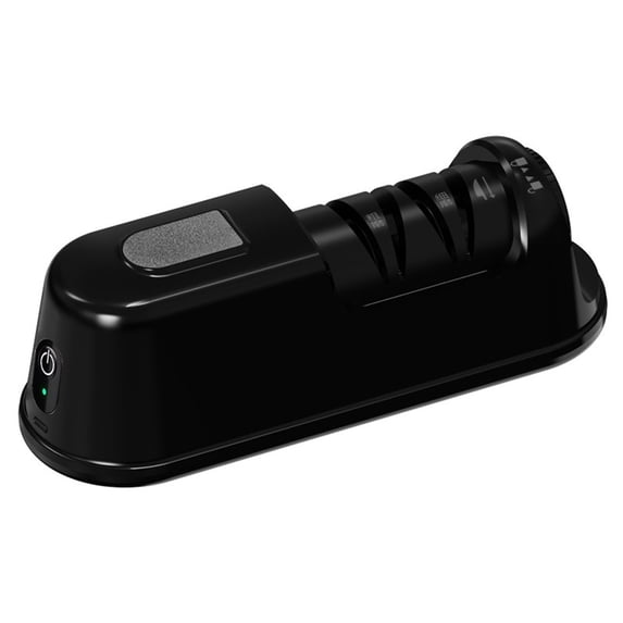 Electric Knife Sharpener Rechargeable, Automatic Cordless Knife Sharpener with Compact Design for Kitchen Knives, Scissors, and Blades, Home and Outdoor Use