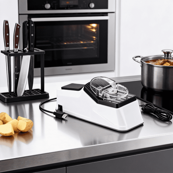 Electric Knife Sharpener, Replacement Grinding Tools, Sharpener Tool, Double Sided, for Kitchen Knives, Serrated Blade Sharpener Quick Sharpening & Polishing | A