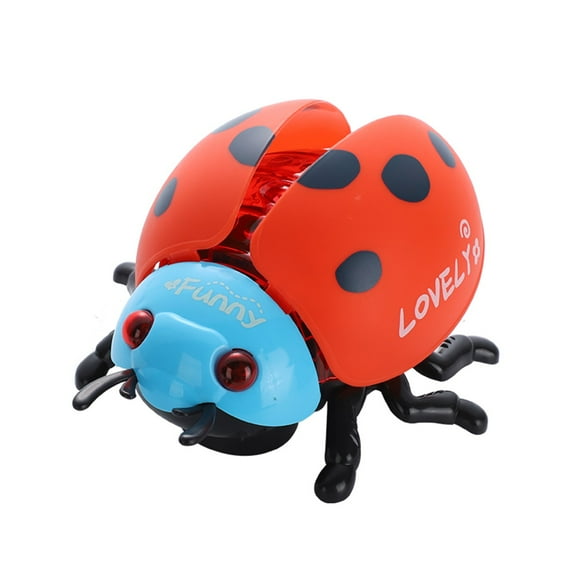 Electric Ladybug Toy for Kids, with Music and Lighting Star Insect Parent-child Interaction Model Toy for Boys Girls Novelty Toys Birthday Party Favors Classroom Prizes
