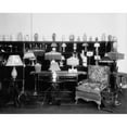 thumbnail image 1 of Electric Lamps On Display In A Store In The Washington History (36 x 24), 1 of 1