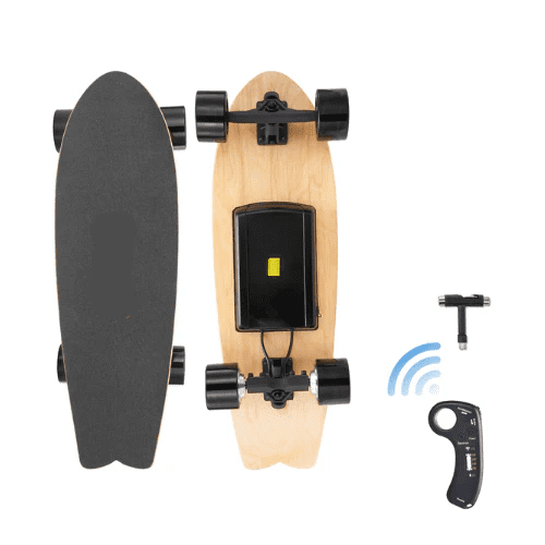 Electric Large Skateboard with 7.5 Miles Range for Adults Kids 83mm Wheels