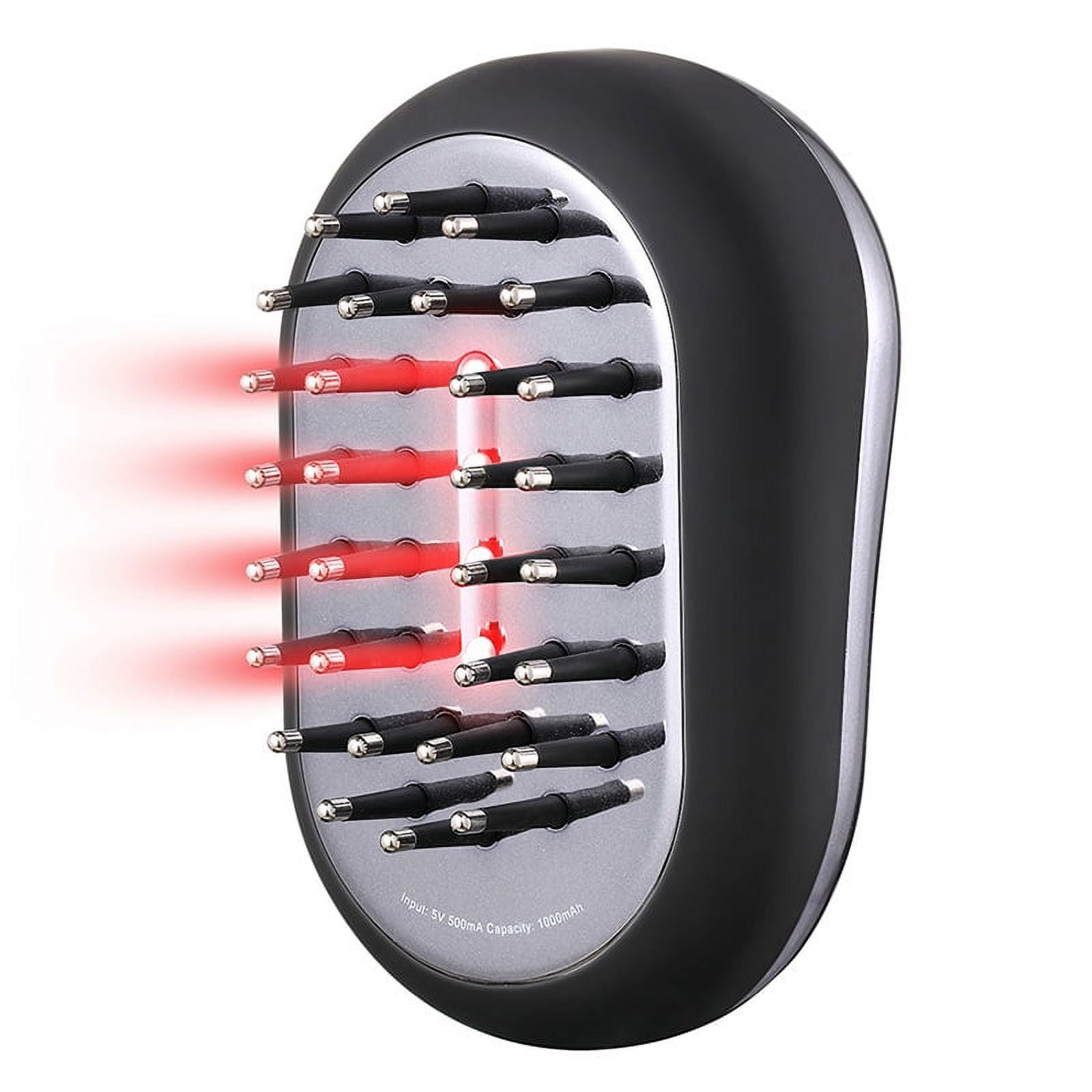 Laser Hair Comb Head Massager Red Light EMS Therapy Hair Growth Anti Hair  Loss