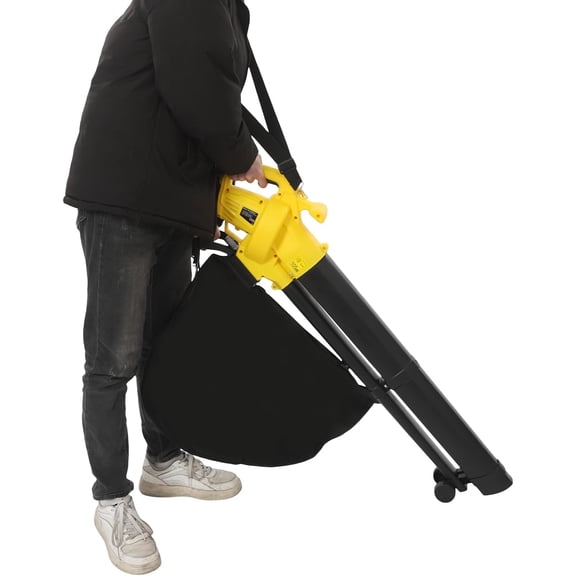 Electric Leaf Blower Cordless Yard Vacuum Leaf Mulcher with 3000W Copper Motor,15000/min No-Load Speed for Residential Gardens, Parks, and Commercial Landscapes