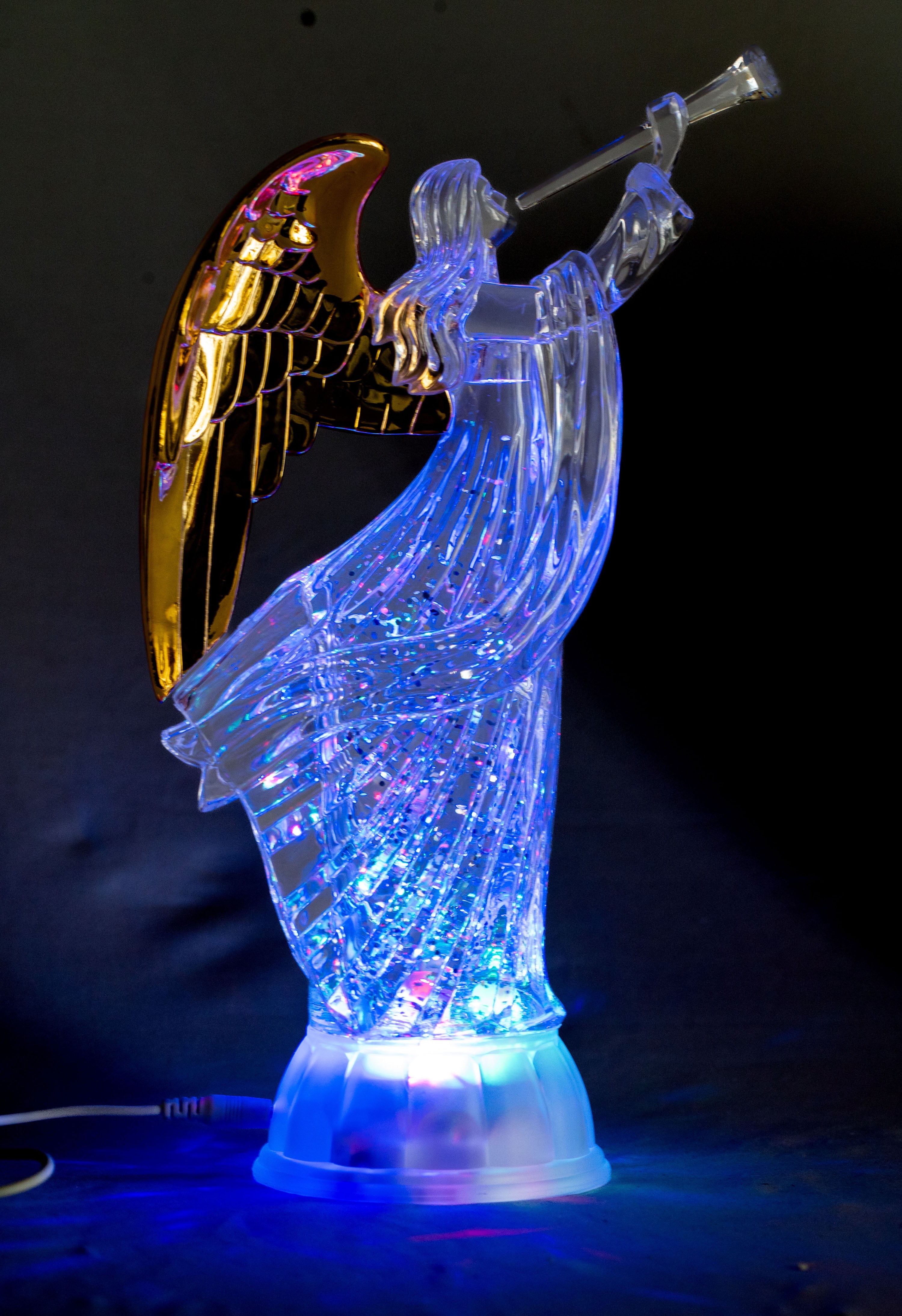 12'' LED Angel Snow Globe, Multicolor Tabletop Christmas 12'' LED Angel Snow Globe, Multicolor Tabletop Christmas