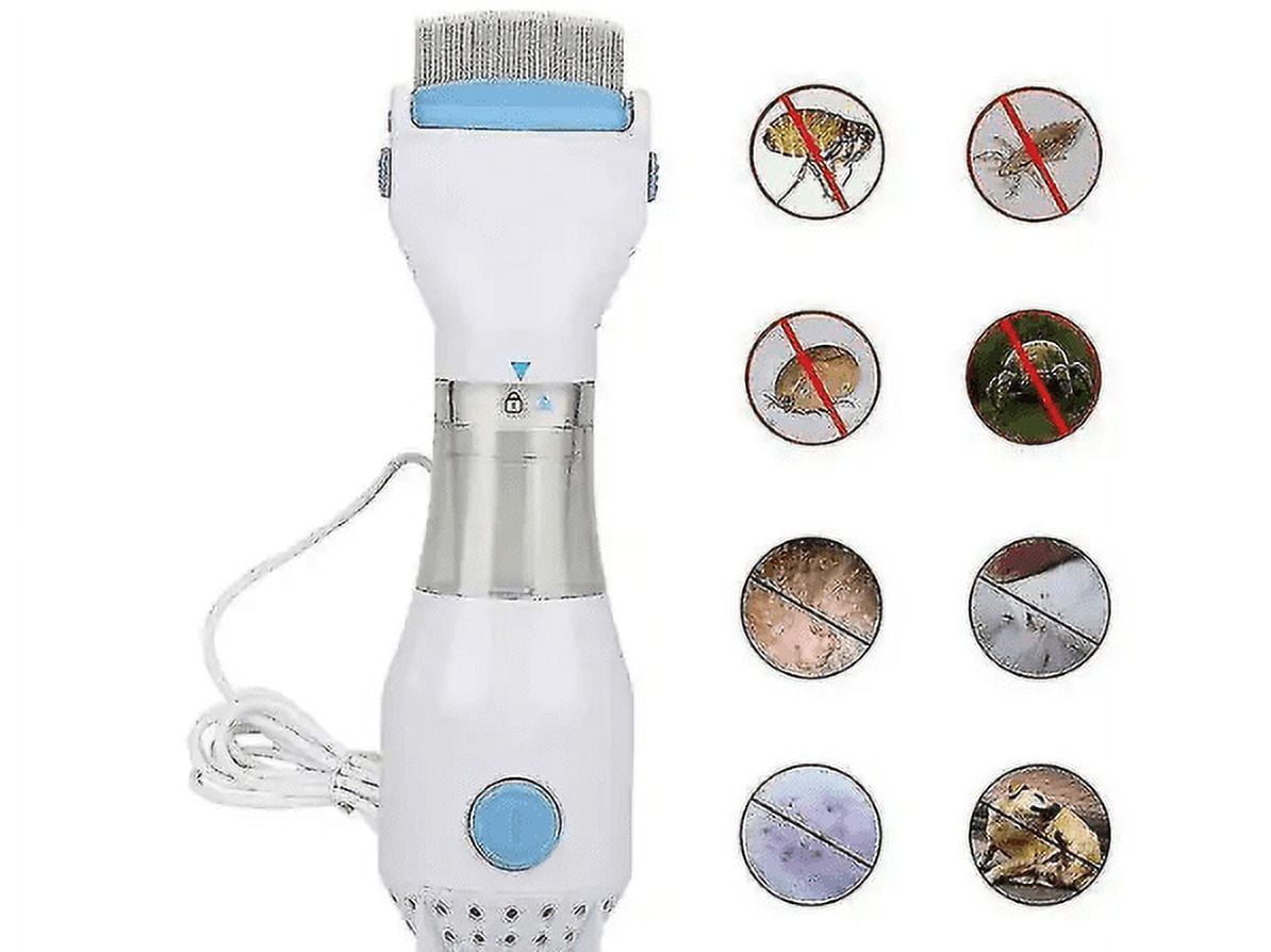 Electric Lice Remover Capture Filter Natural Lice Removal Comb Vacuum