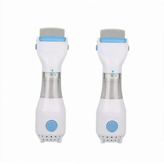 Electric Lice Vacuum Comb Hair Cleaner for Effective Lice Removal & Scalp Care 2-pack