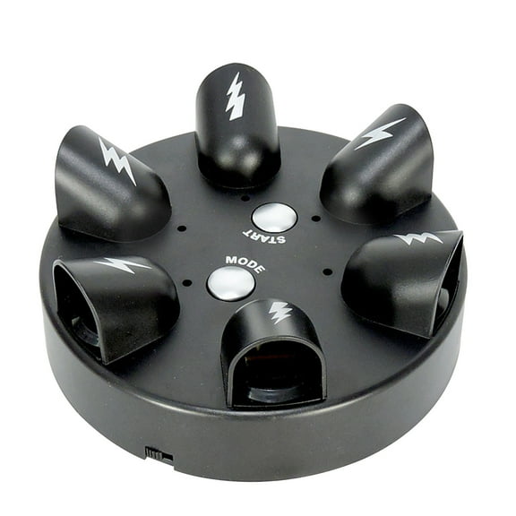 Electric Lie Detector Game Truth Analyzer Console Party Novelty Toy Two Modes Testing Device Social Interaction Game Prank Gadget 5.71X5.71X2.56 Inch 0.46 Lbs