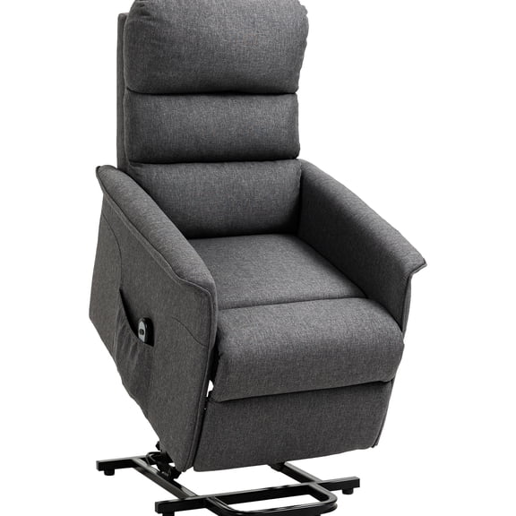 Electric Lift Recliner for Elderly | Guides to Standing and Allows 135 - Degree Recline | Upholstered in Breathable Polyester | Resolves Standing Difficulty for the Elderly