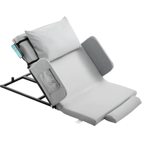 Electric Lifting Backrest for Bed, 300 lbs Capacity, 4-68 °   Adjustable Lifting Bed Backrest, with Collapse Rails for Pregnant Women Elderly Patient Handicap