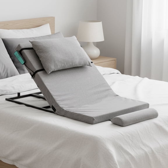 Electric Lifting Bed Backrest, 4-68° Adjustable Lifting Bed Backrest for Elderly Pregnant Women Patient Handicap, 300 lbs Capacity