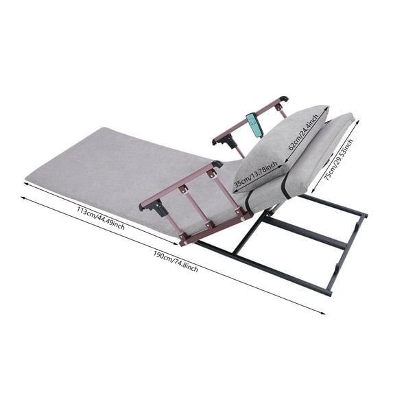 Electric Lifting Bed Backrest Elderly Adjustable Back Rest Bed Sitting Backrest