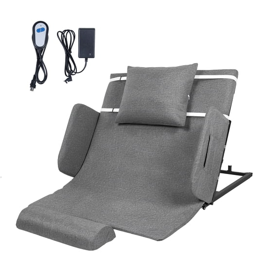 Electric Lifting Bed Backrest with Remote Control, 330 lbs Capacity, 2-80 Adjustable Lifting Bed Backrest with Side Rails, Machine Washable