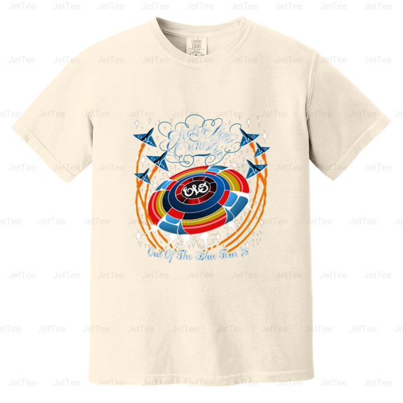 Electric Light Orchestra Out of the Blue ELO Prog Rock Symphonic Comfort Color T-Shirt Unisex, up to 4XL