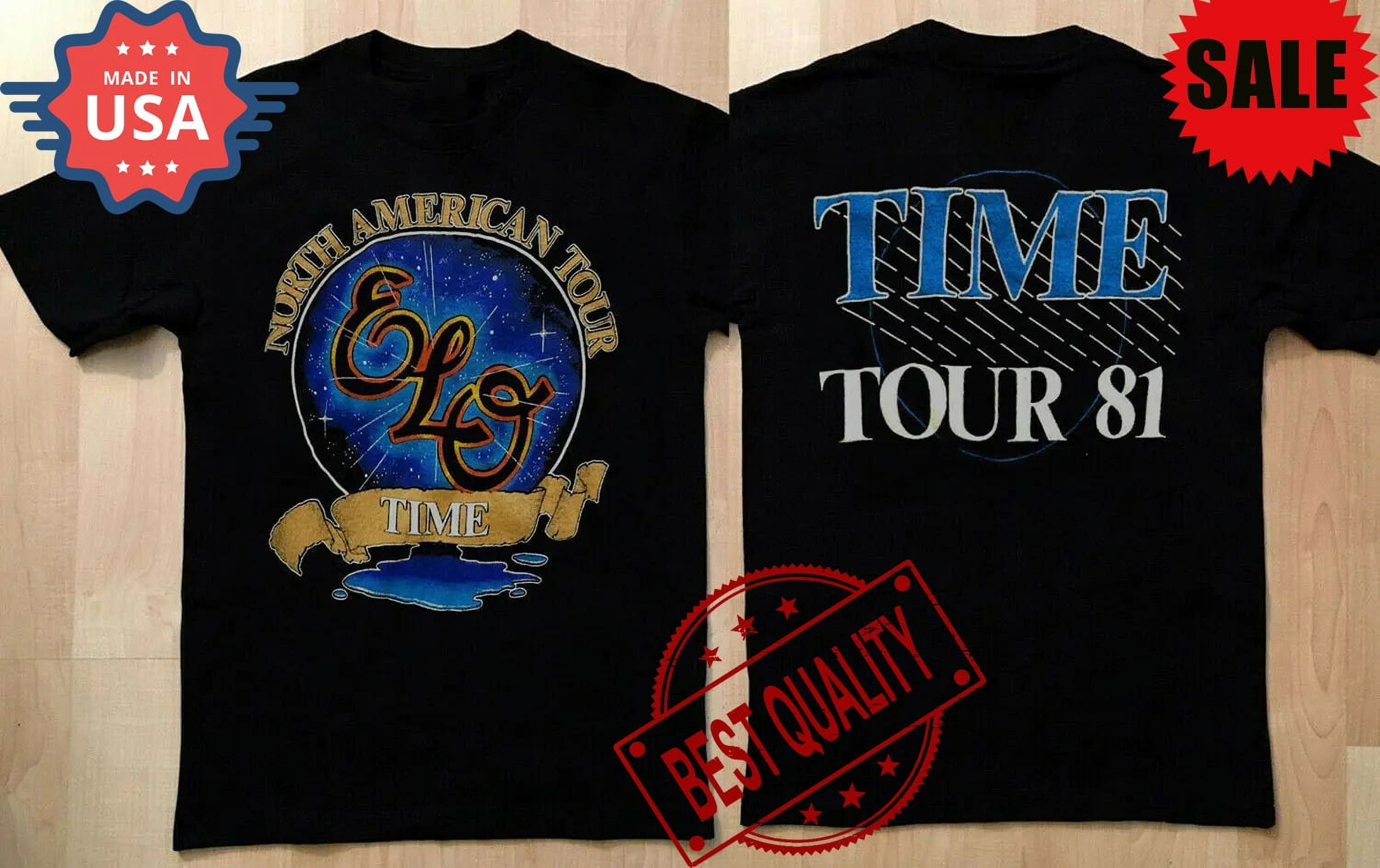 T-shirt Band Electric Light Orchestra (ELO) Noir - Toutes Tailles - Coton - Neuf Avec étiquettes