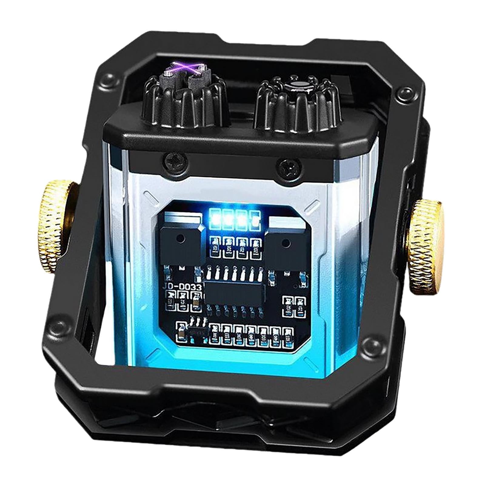 Electric Lighters Are Rechargeable, And Windproof, Double Plasma