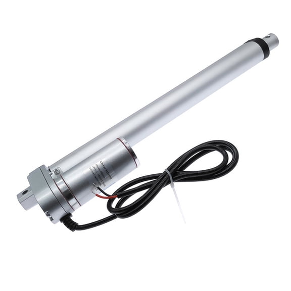 Electric Linear Actuator 12V/24V DC Motor 400mm Stroke Linear Motion Controller 100/300/500/700/1000/1200/1500N ,Low Noise - 24V 300N 35MM S_WHITE 400MM