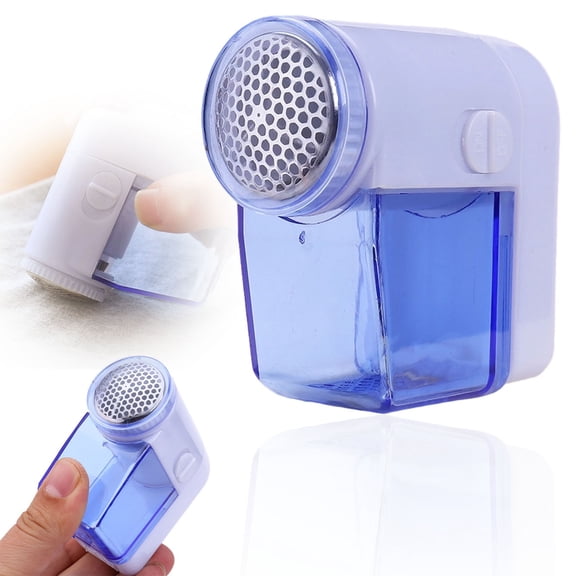 Electric Lint Remover Ecohintz Electric Fabric Shaver & Fuzz Remover - Sweater & Clothes Lint Trimmer, Portable & Rechargeable, Restores Old Garments, Essential Grooming Tool, Fabric Shaver, Blue