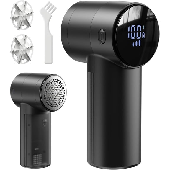 Electric Lint Remover and Fabric Shaver, Rechargeable Clothes Shaver for Sweater Furniture Couch, 3-Speed Pill Defuzzer to Remove Fuzz Pilling from Blanket Jacket