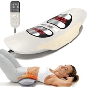 Electric Lumbar Traction Device with Heat, Dynamic Lower Back Stretcher to Relieve Lumbar Pressure & Pain, Ideal for Daily Home Lower Back Care