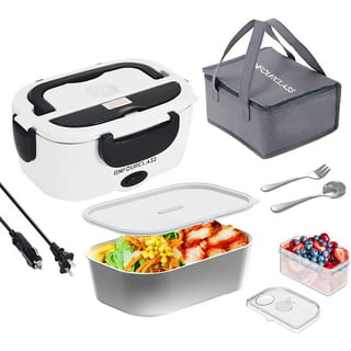 2/1.6L USB Electric Heated Lunch Box Portable Food Warmer