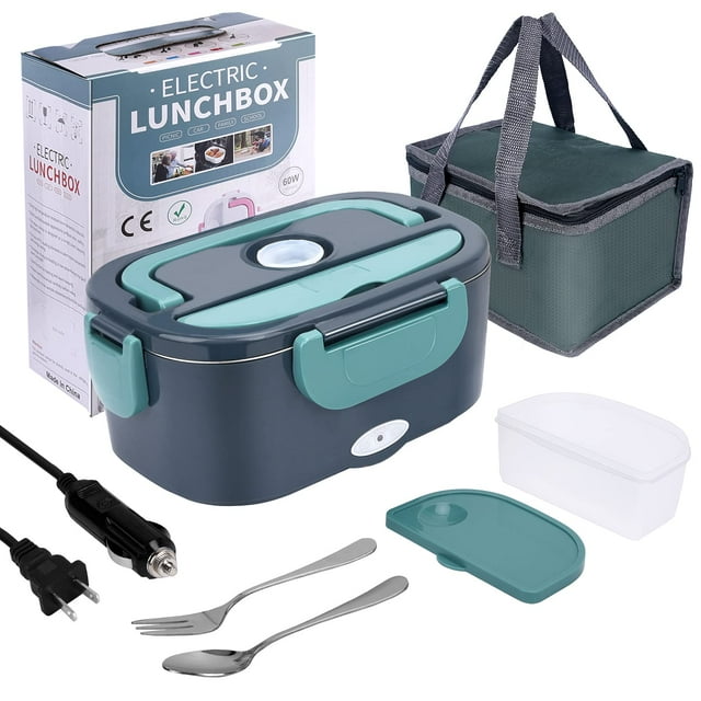 Electric Lunch Box, 3in1 Quick Heated Food Heater, 110V/24V/12V