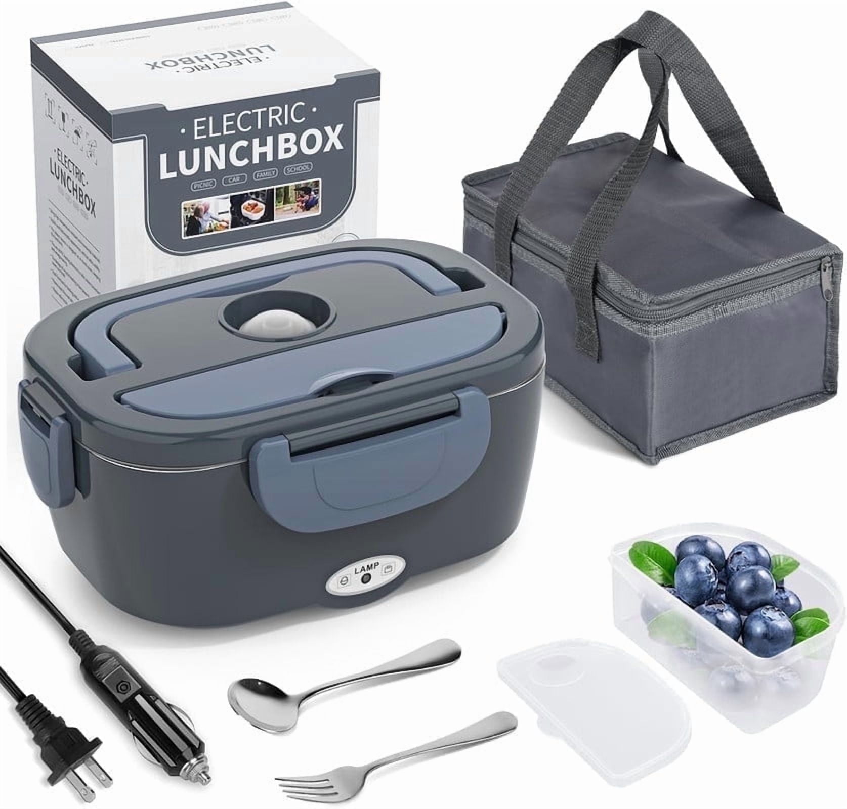 Electric Lunch Box Food Heater, 3 in 1 Ultra Quick Heated Lunch Boxes ...