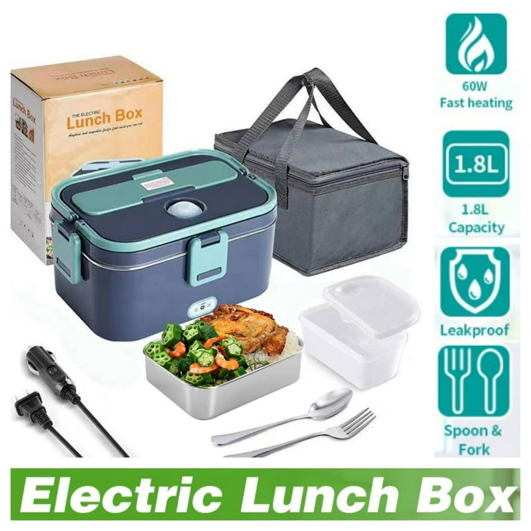 220V 40W Portable Electric Heating Lunch Box Food Grade Food