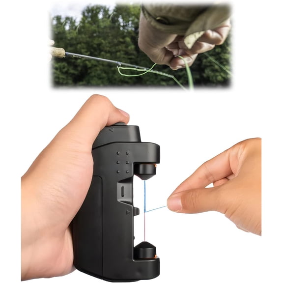Electric Lure GT Knotter - Professional Fishing Tool, Quick Fishing Knot Tying Tool, Automatic Knotting Machine Tying Device Fishing Hook Tier Knots Lure Tool for Fishing Lovers