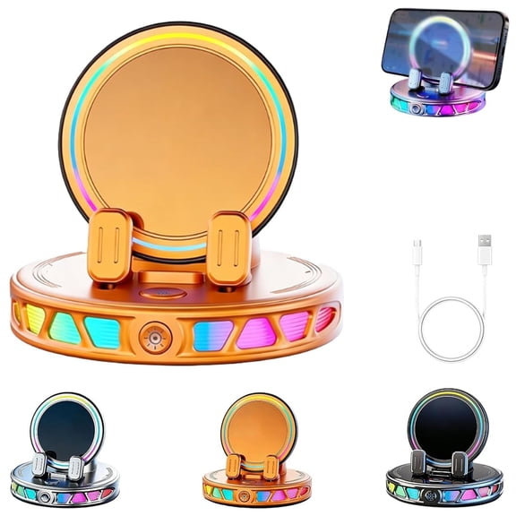 Electric Magnetic Wireless Charging Car Phone Mount, 360 Degree Rotation for Dashboard Navigation Driving Hands Free Use