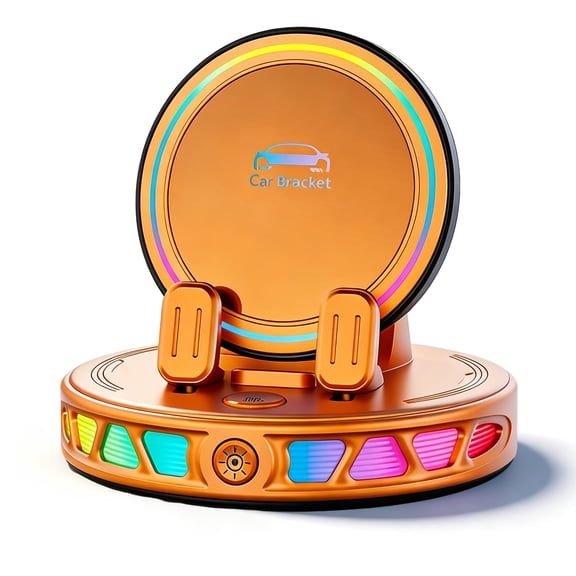 Electric Magnetic Wireless Charging Car Phone Mount, Car Phone Holder for Your Car, Horizontal Mode Wireless Charging, 360° Rotating Strong Suction Mount