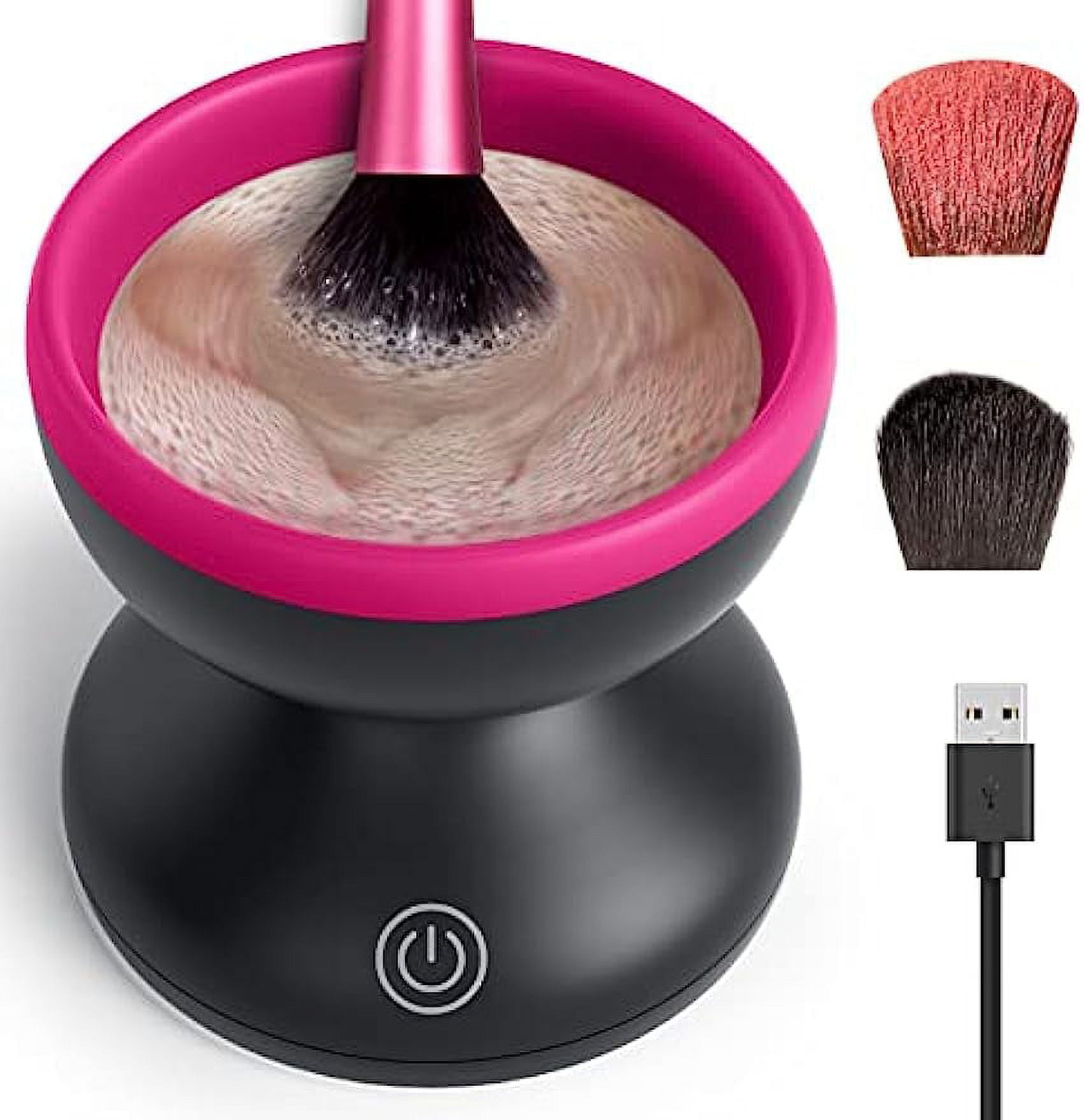 Makeup Brush Cleaner Machine - Electric Makeup Brush Cleaner Tool For All  Size Beauty Makeup Brushes Set Foundation Concealer Contour Brush,oil Paintb