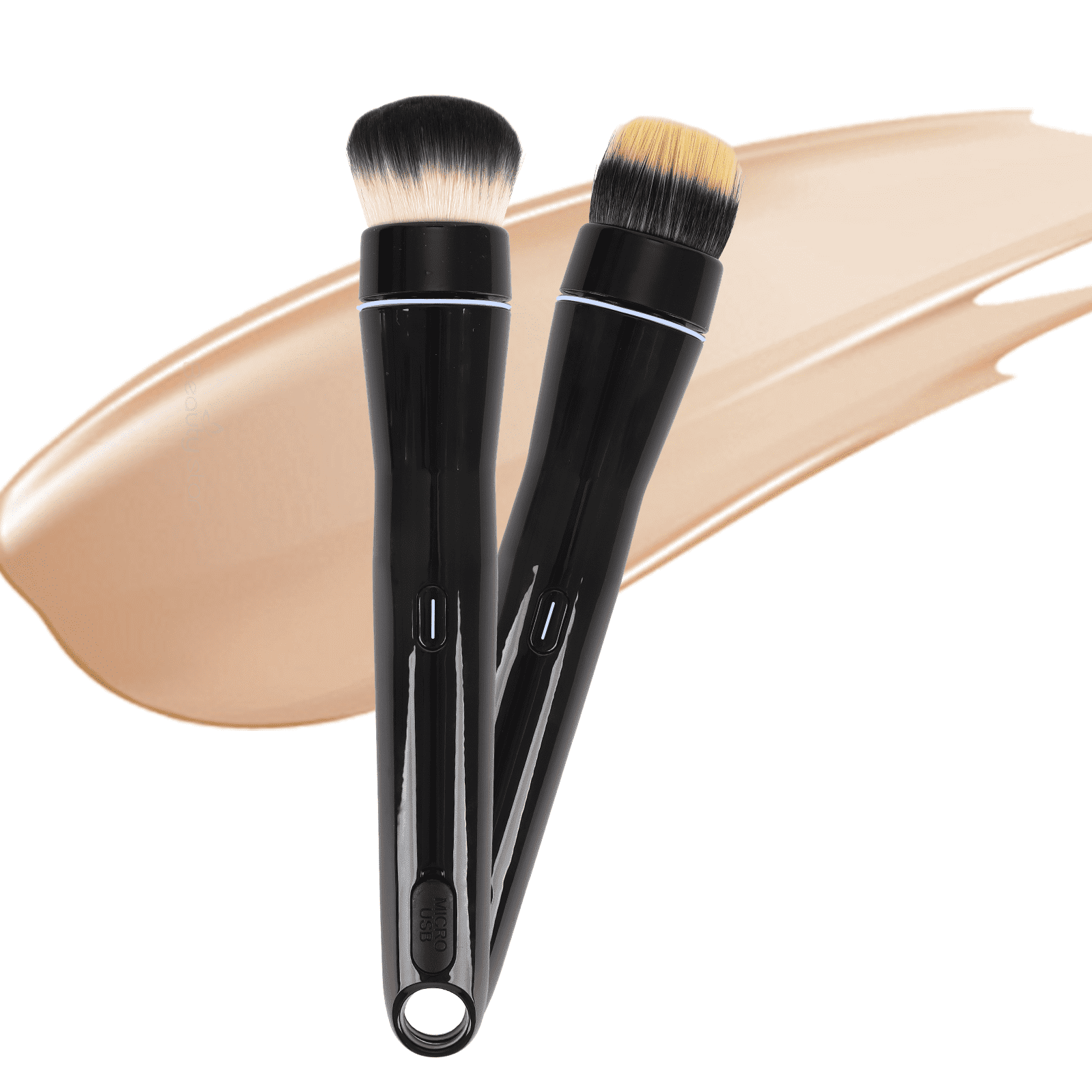 Electric Foundation Facial Makeup Brush, Rechargeable Blush Powder Concealer Applicator Ginpey