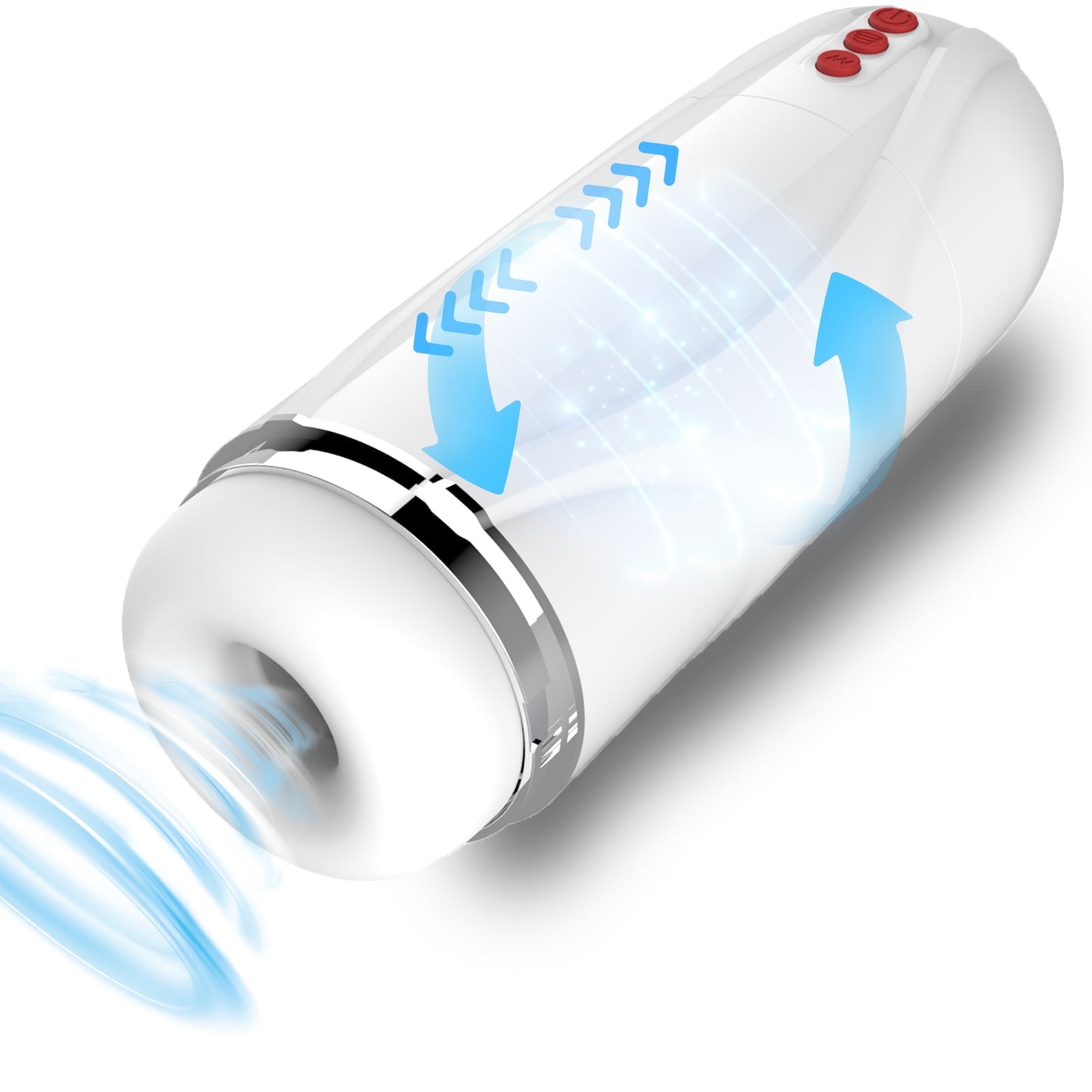 Enrseto Electric Male Masturbator Cup with 10 Vibrating & 5 Sucking ... - Gadget Vibrating In Pocket Men